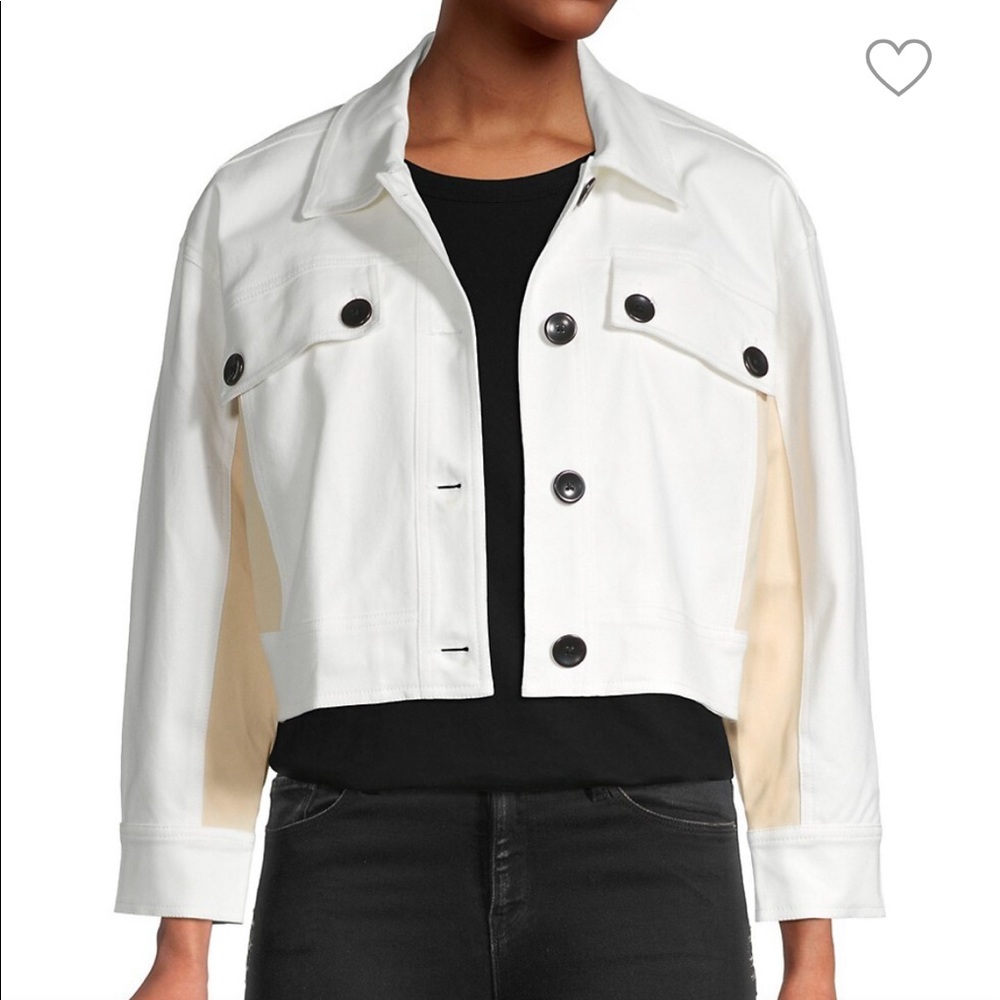 Paneled Cropped utility jacket